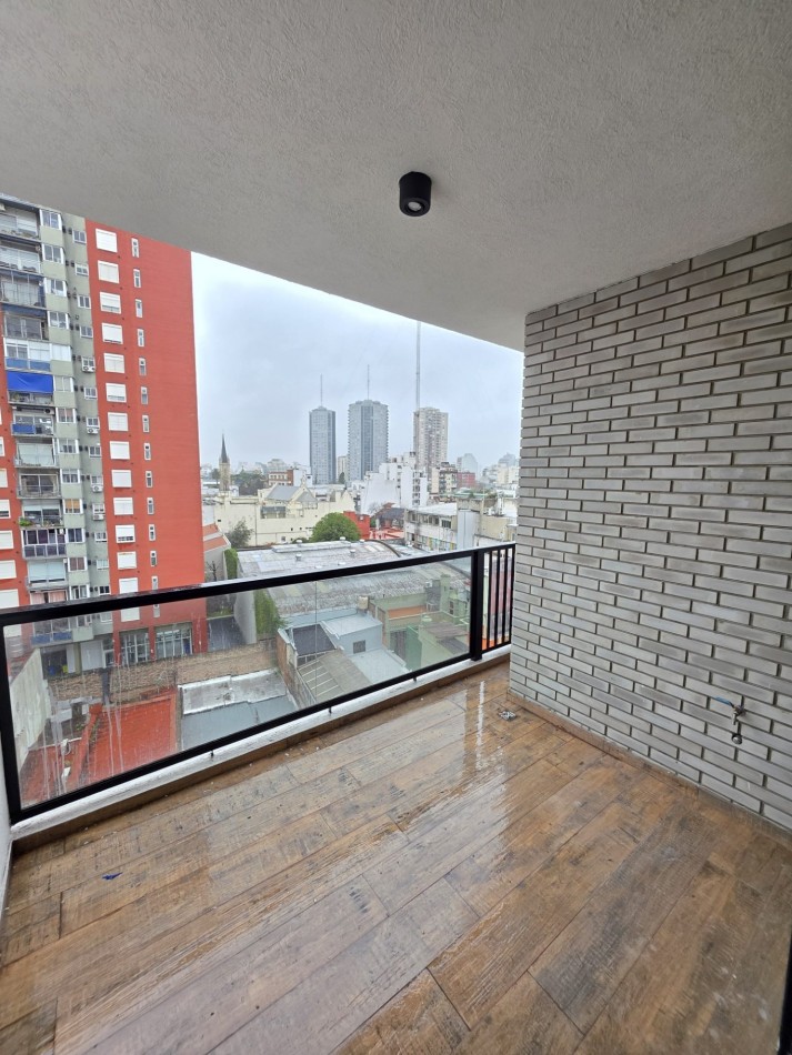 3 Ambientes Dormitorio en Suite con Vestidor a Estrenar - Balcon Al Frente Piso 8 - Boedo