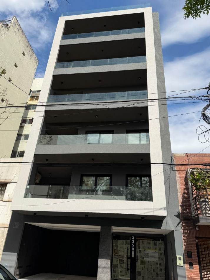 Venta 3 Ambientes a estrenar de Categoria | 6° Piso al Frente | Terraza Privada de 26 m² | Villa del Parque